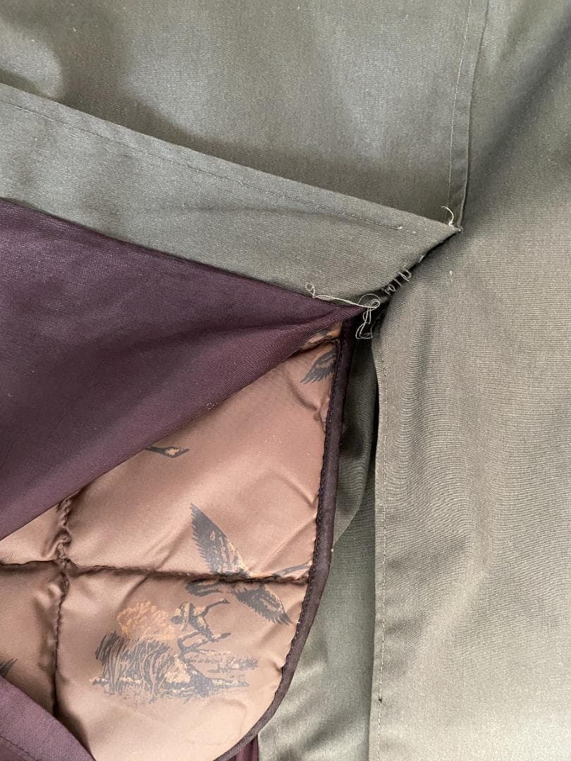 Eddie Bauer ステンカラーコート オリーブグリーン ビンテージ