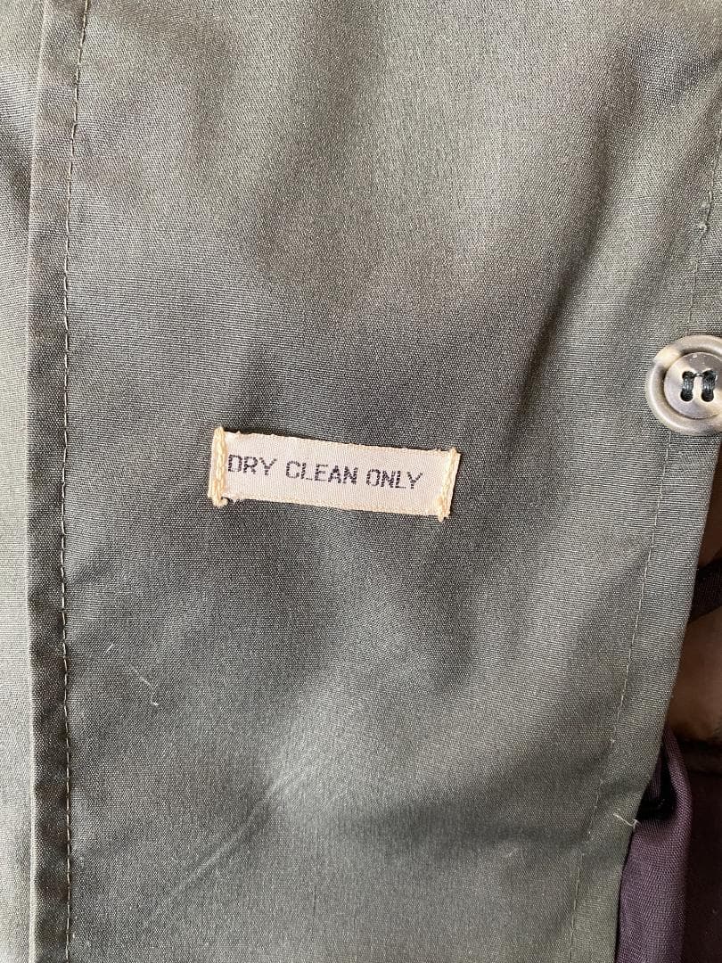 Eddie Bauer ステンカラーコート オリーブグリーン ビンテージ