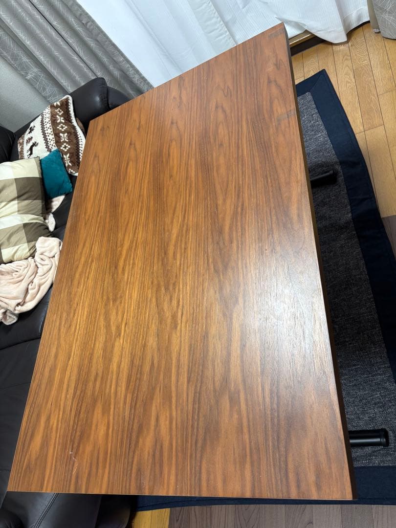 ※1月中 【NITORI】アクティブウォールナット 昇降式 ダイニングテーブル