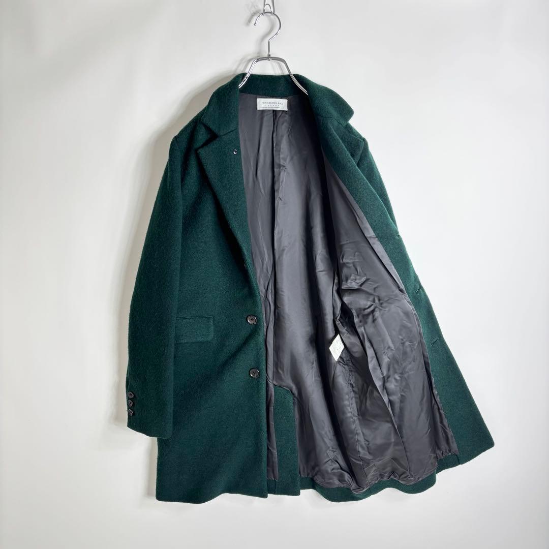 TOMORROWLAND tricot 圧縮ウール チェスターコート M