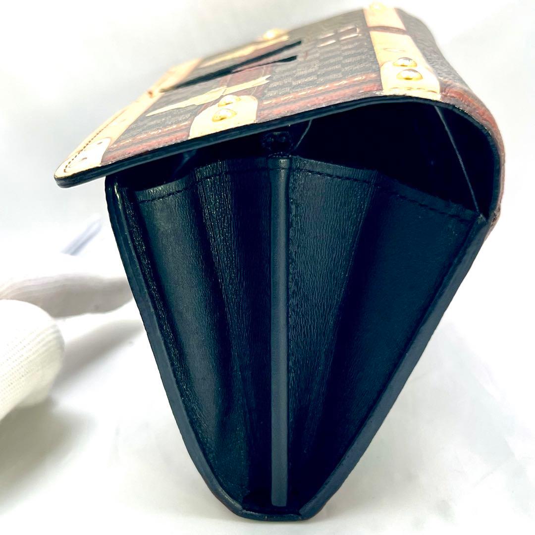 【美品】 ルイヴィトン ダミエ トランスフォームド ポルトフォイユツイスト