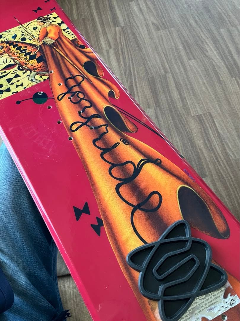 値下げ　goyride アートデザイン スノーボード 137cm