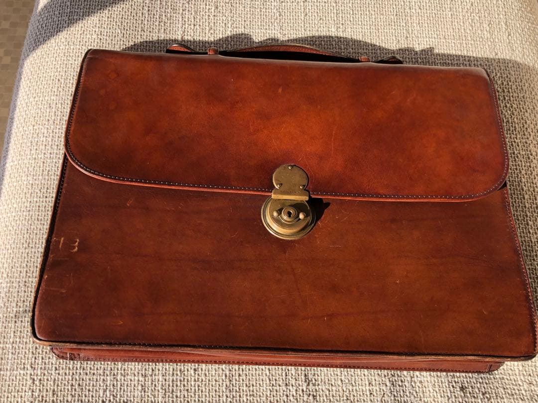 Ralph Lauren レザー ビジネスバッグ