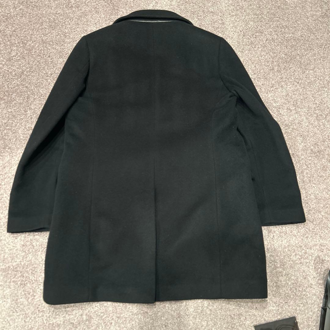 48】MOORERムーレー HARRIS-LEチェスターコート 48 ブラック