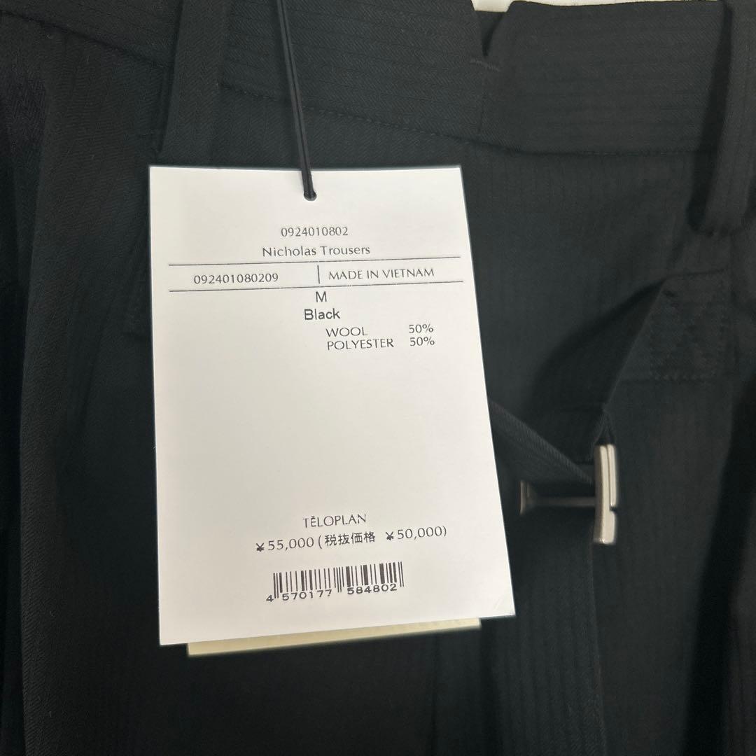 新品未使用　teloplan Nicholas Trousers Black
