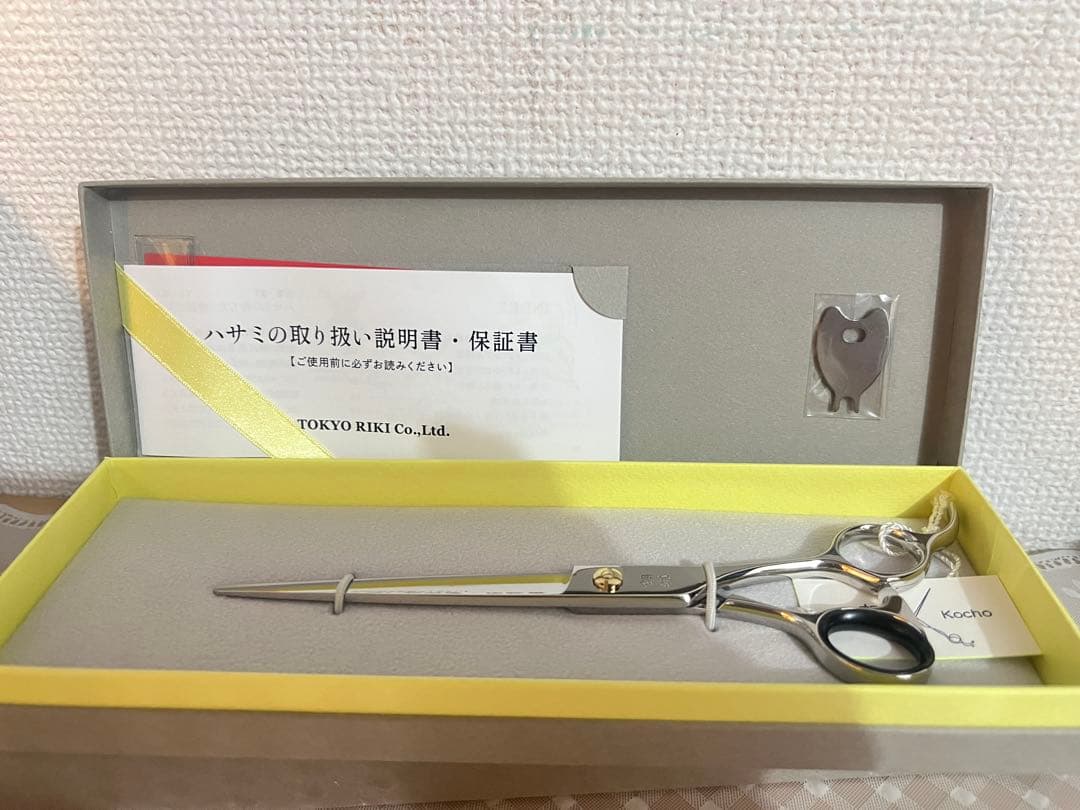 東京理器 胡蝶 彩スーパー胡蝶 彩スーパーキョンセーム10cm・シザー 1個