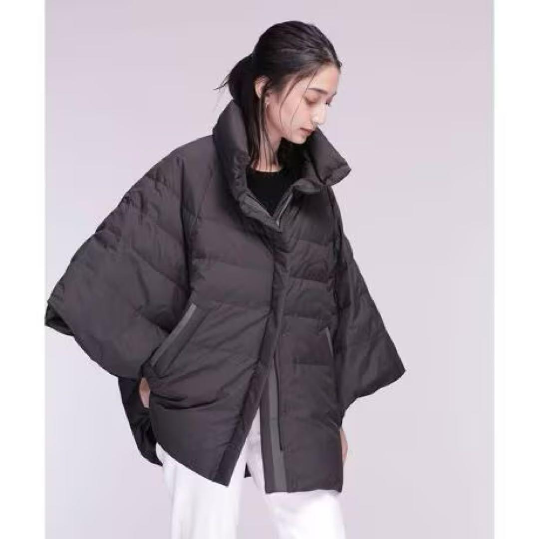 西川ダウン ナノユニバース ダウンポンチョ ケープ NISHIKAWA