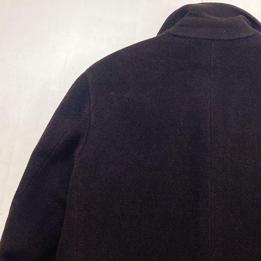 バーバリーロンドン カシミヤ シャドーチェック チェスターコート