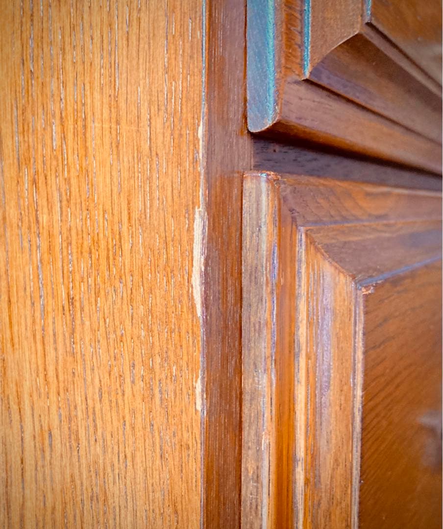 カリモク　両袖机　コロニアル