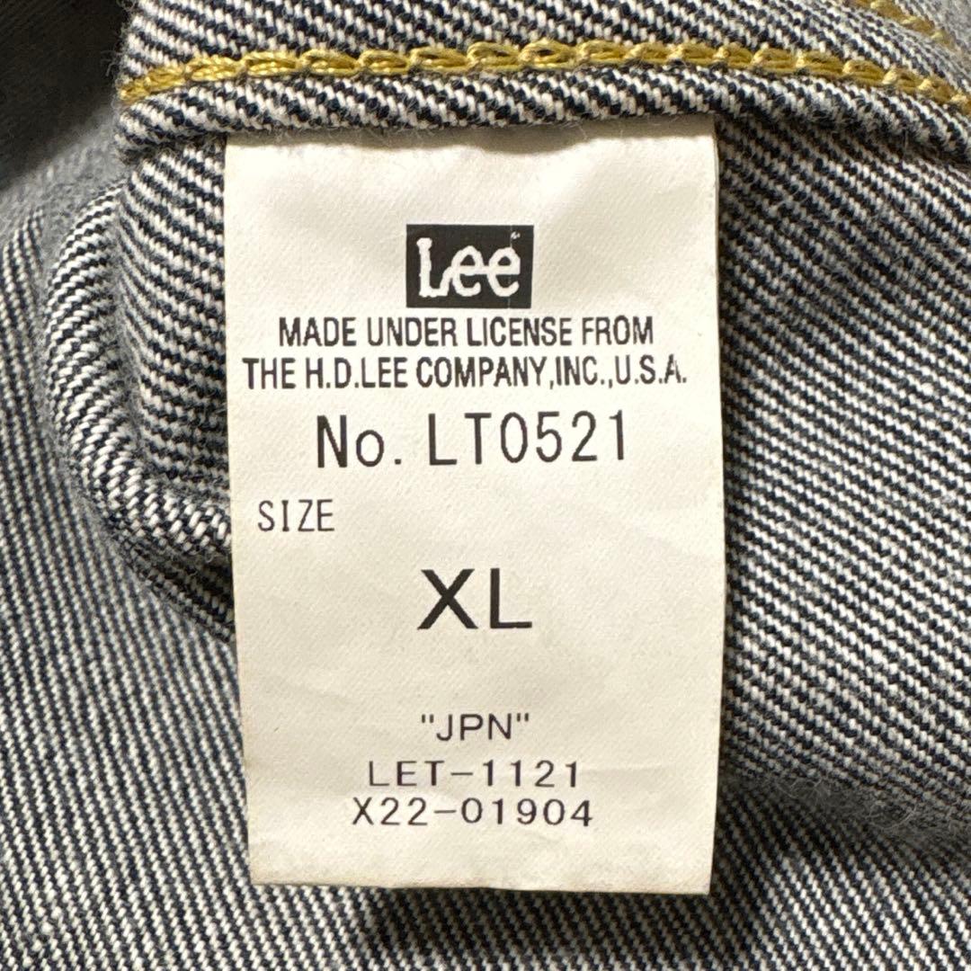 Lee 101J ライダース デニムジャケット LT0521 濃紺 XL