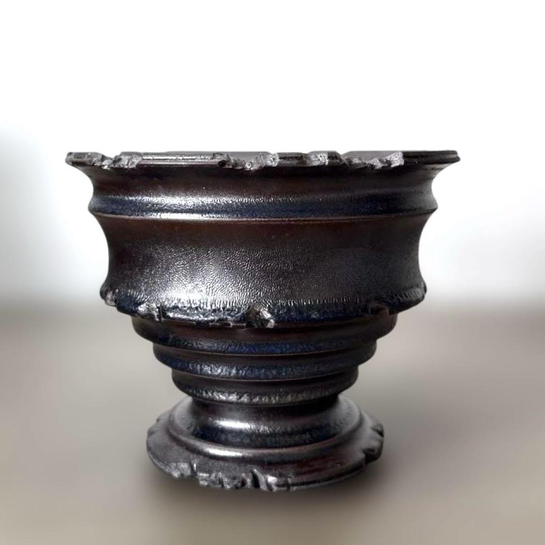 口径13.5cm植木鉢多肉塊根観葉植物ハンドメイド陶器陶芸かべべ様の口径