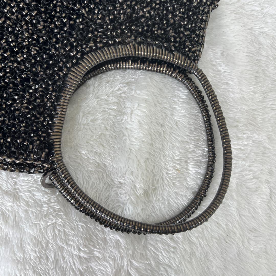 《希少》アンテプリマ ワイヤーバッグ メタリックブラック