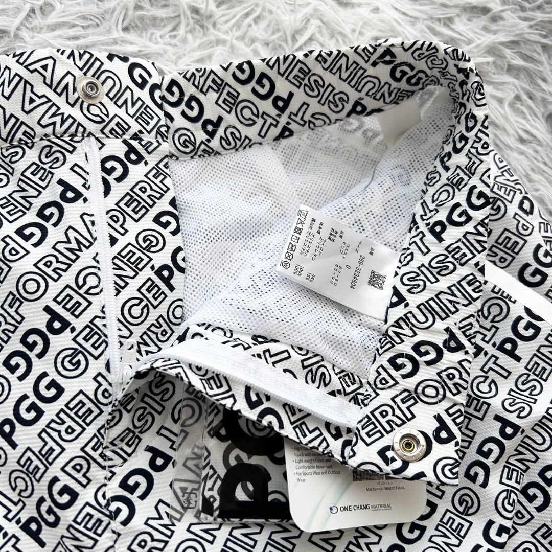 新品　PGG パーリーゲイツ　セットアップ　プリーツスカート　ポロシャツ　0