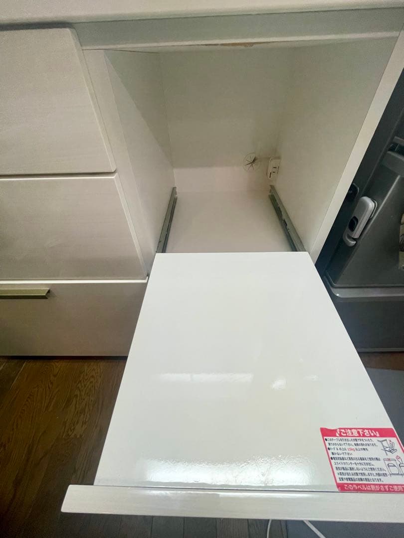 Lemon様専用】ニトリ キッチンボード ソレル 食器棚 100KB WH