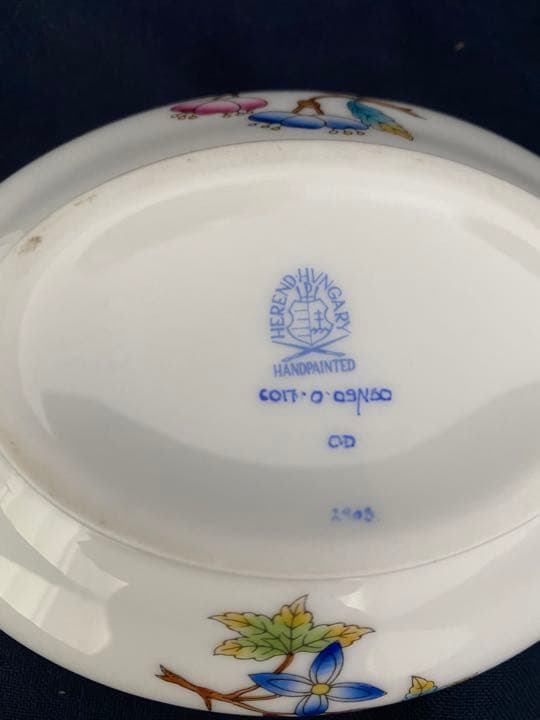 新品未使用　ヘレンド　ヴィクトリア　シュガーポット　ボンボニエール　バラ