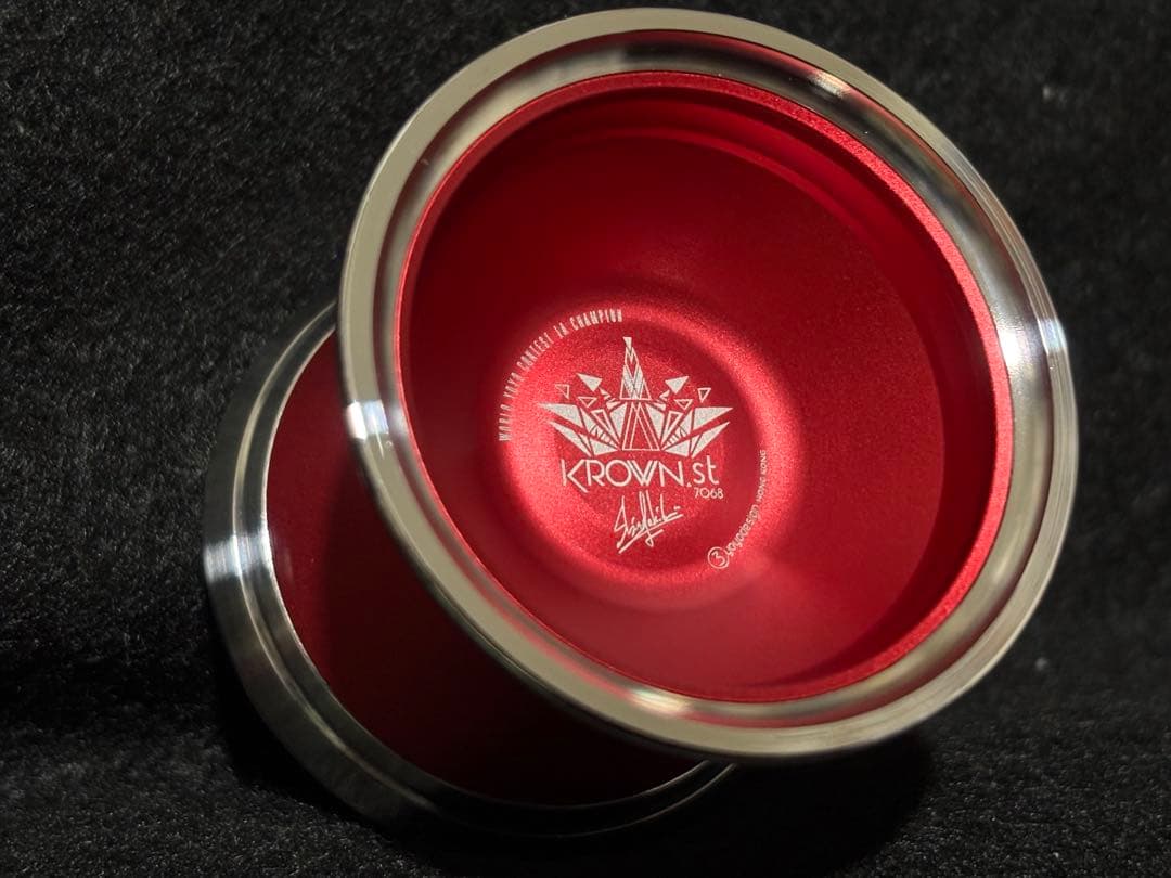 C3yoyodesign Krown.st 7068 RED 美品 廃盤 絶版