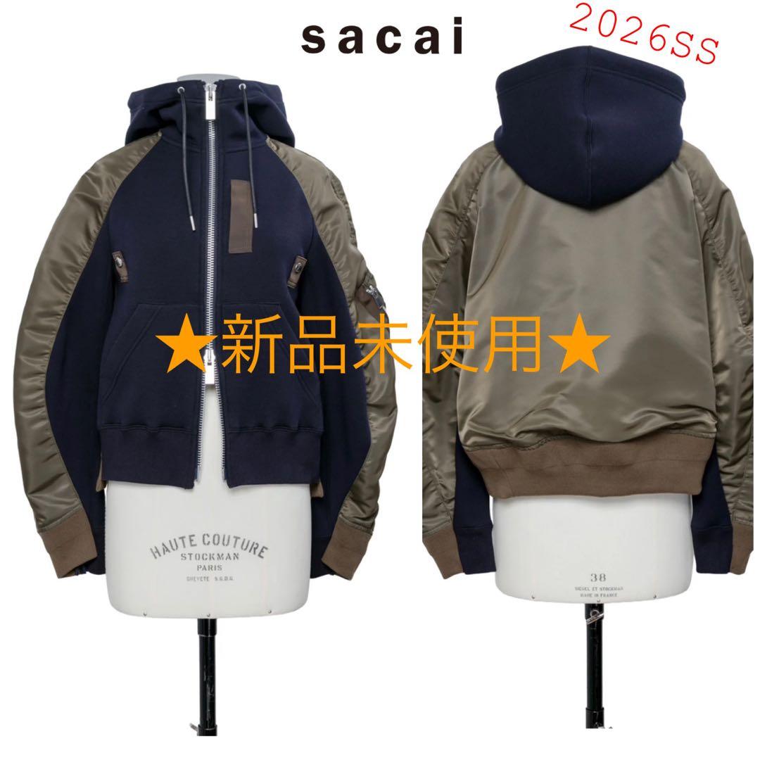 新品】sacai Sponge Sweat Hoodie サイズ2 - メルカリ