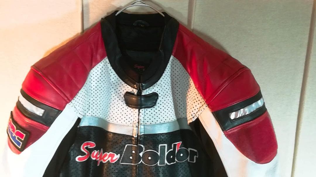 HONDA Super Boldor/レーシングスーツ/レザーつなぎ/皮つなぎ - メルカリ