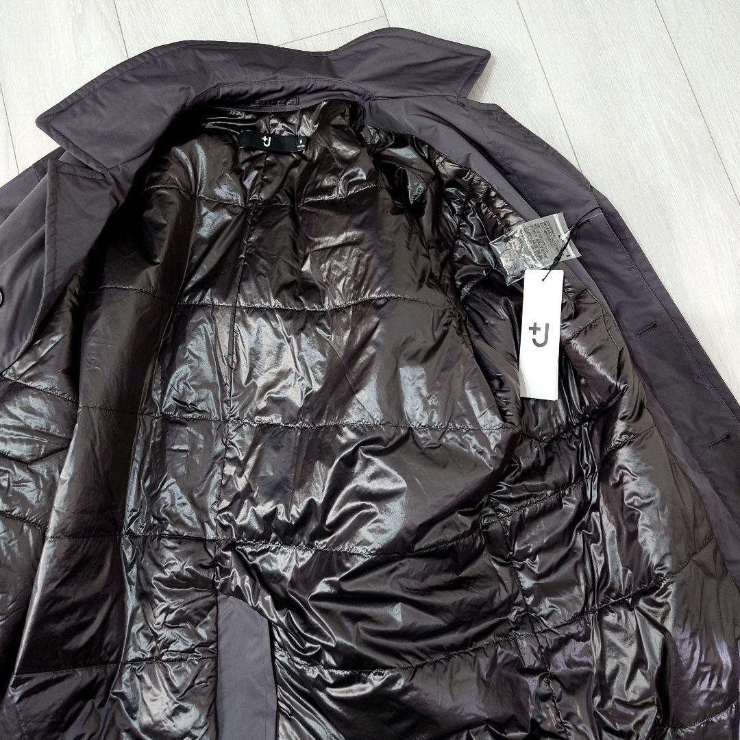 オマケ付き 新品 ＋J オーバーサイズ ステンカラー コート ハイブリッドダウン