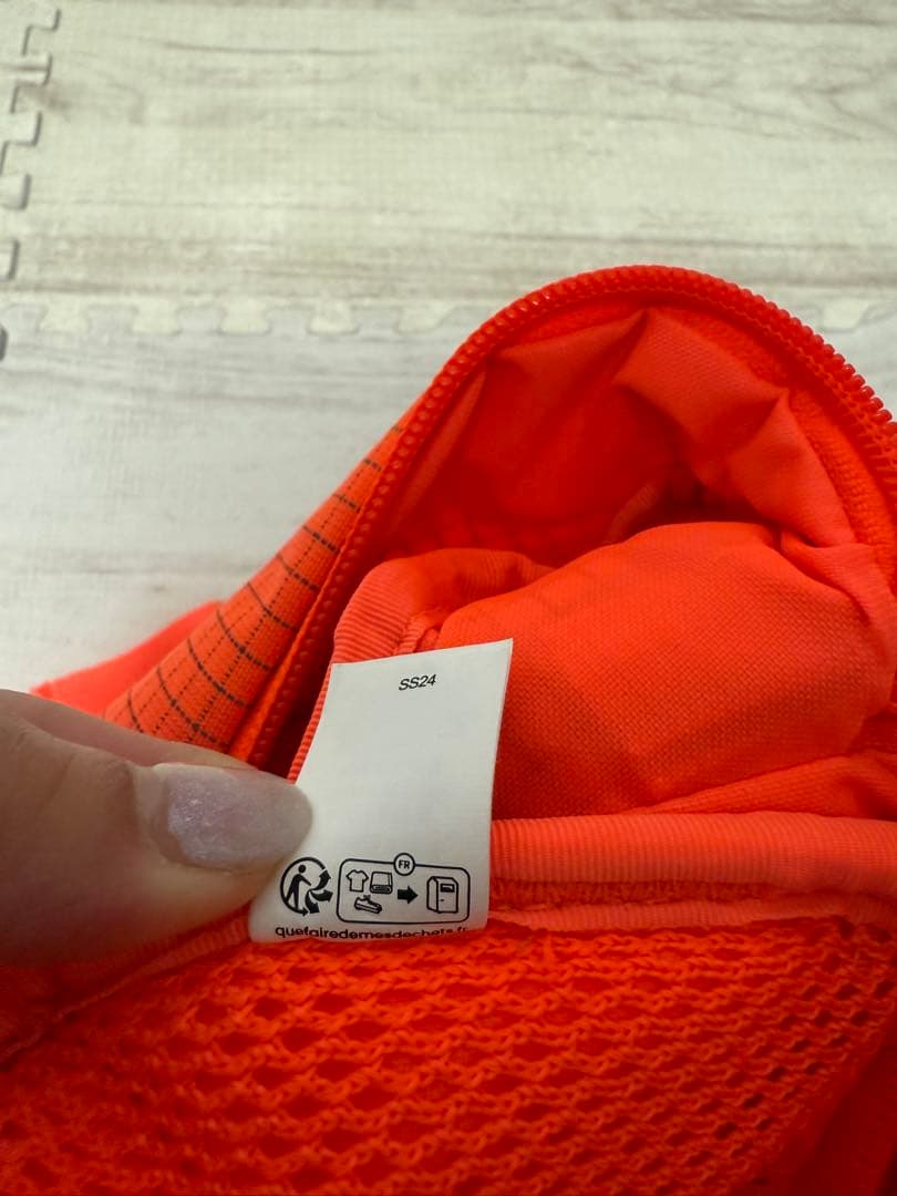 Supreme オレンジ チェック柄 ボディバッグ　/シュプリーム