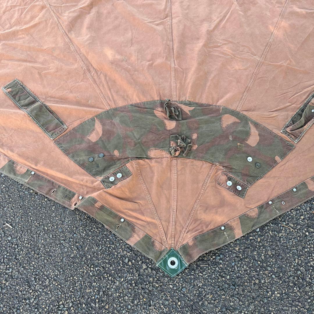 希少、入手困難！ハンガリー軍幕　ポンチョテント　2枚セット