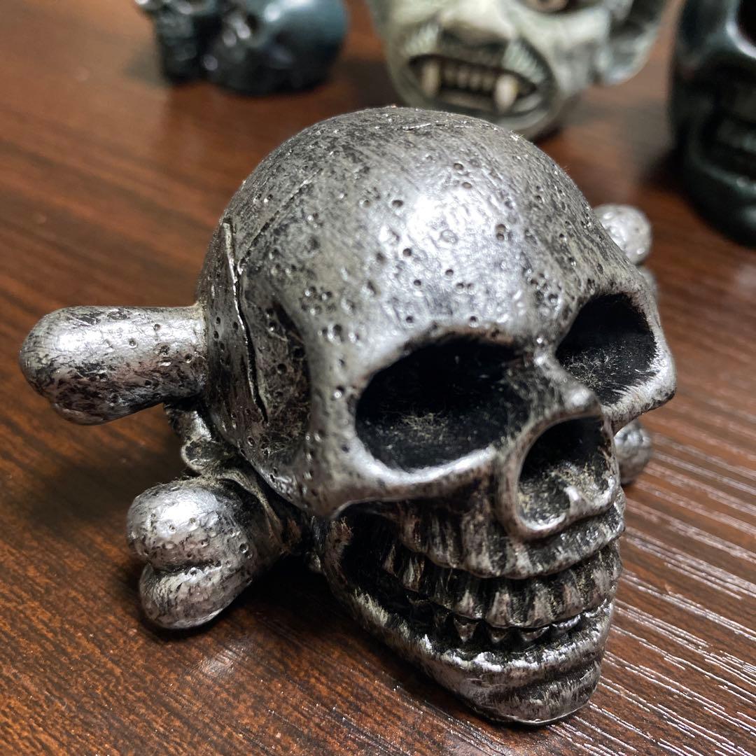骸骨 スカル ドクロ オブジェ インテリア雑貨 8個セット - メルカリ