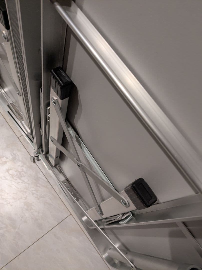 フィールドア アウトドアテーブル 折りたたみ ベンチ 2脚 セット 中古