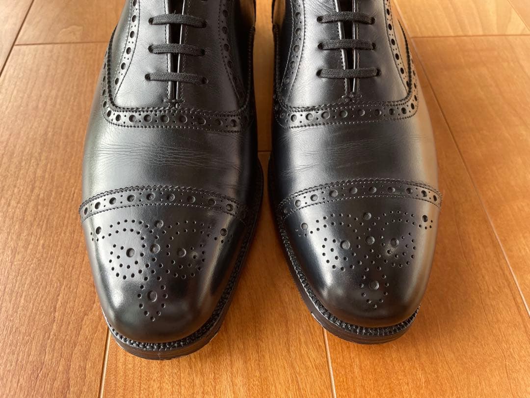 美品3都市】旧チャーチ ディプロマット 黒 65F 純正シューツリー