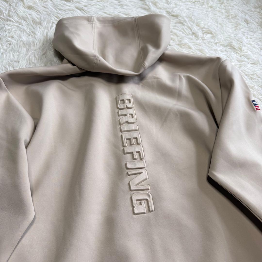 【ブリーフィングゴルフ】未使用品 ジップジャケット ベージュ Mサイズ メンズ