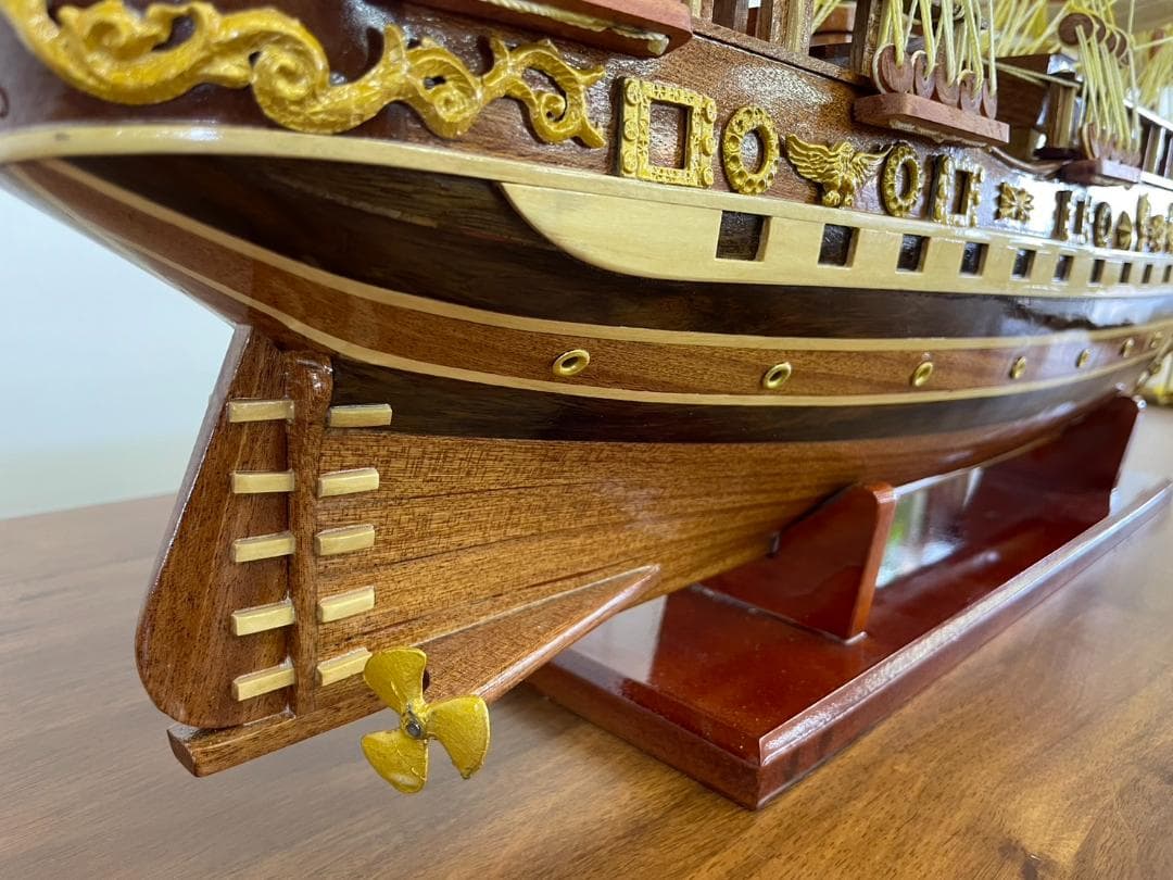 帆船模型 FRANCEⅡ 限定モデル 船 モデルシップ 職人手作り 舟 軍艦
