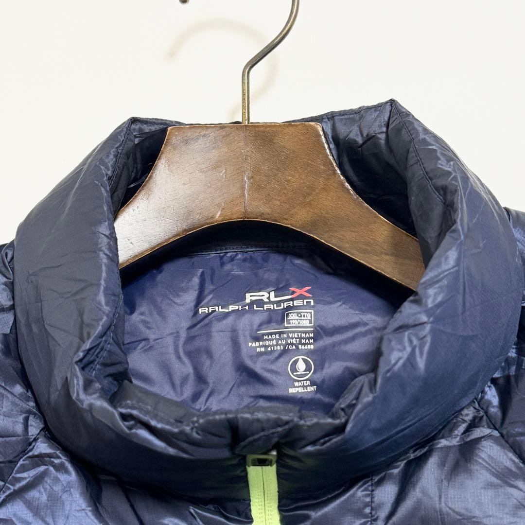 超希少XXL꧂ RLX ラルフローレン パッカブル 中綿ジャケット ネイビー