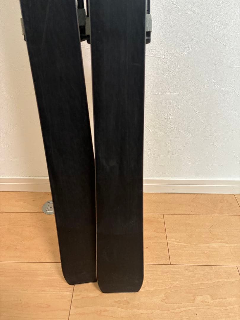 OGASAKA スキー板 『覇』Keos 160cm 赤黒 + 紫スキー用ポール