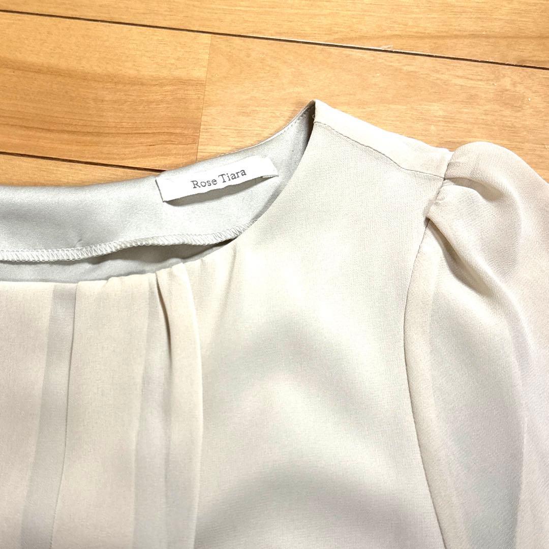 ローズティアラ ワンピース 46 ベージュ 茶