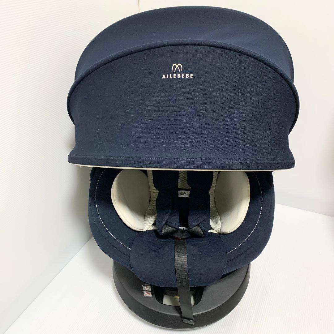 エールべべ クルット4i ISOFIX チャイルドシート ネイビー - メルカリ