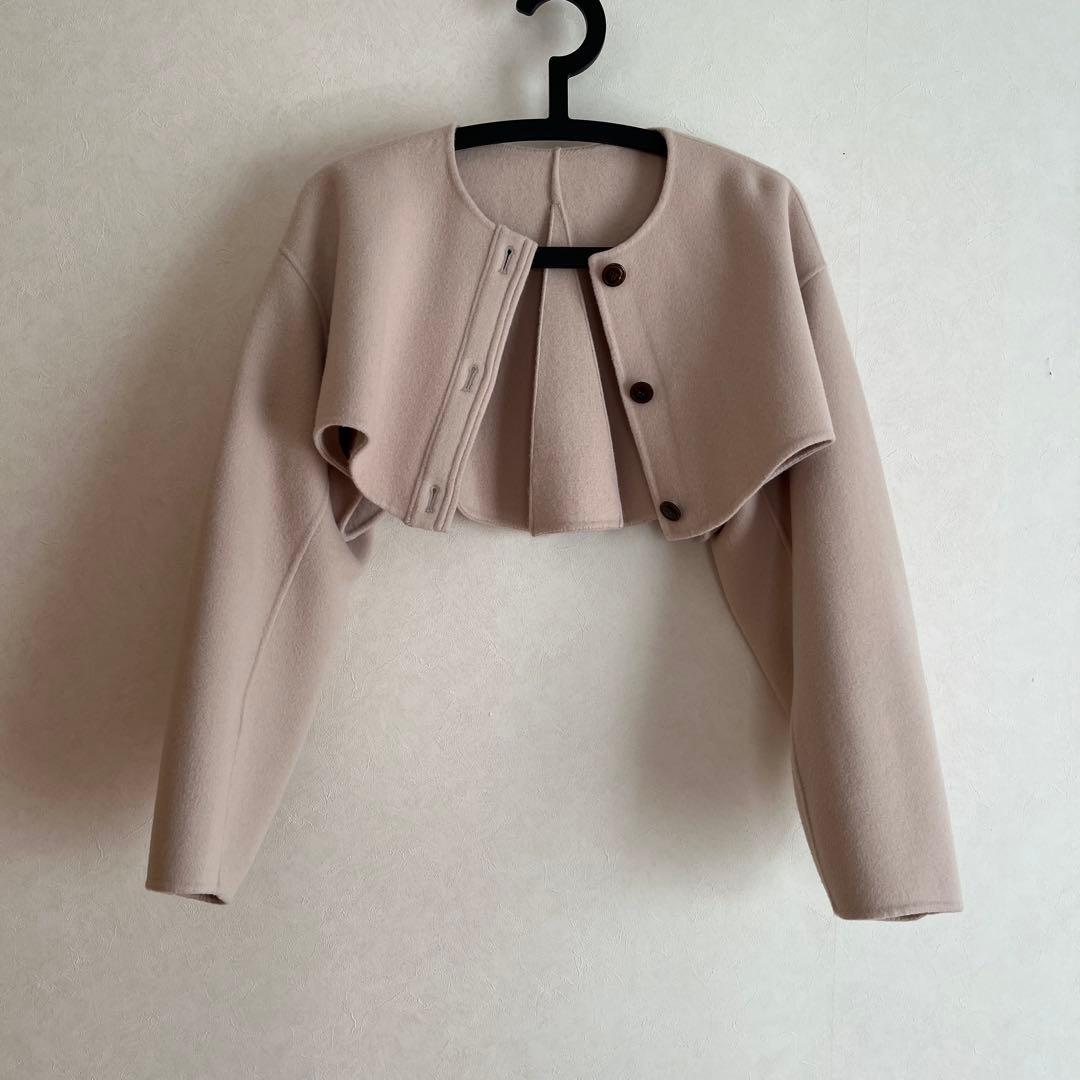 リグリーム　ベージュ ケープコート