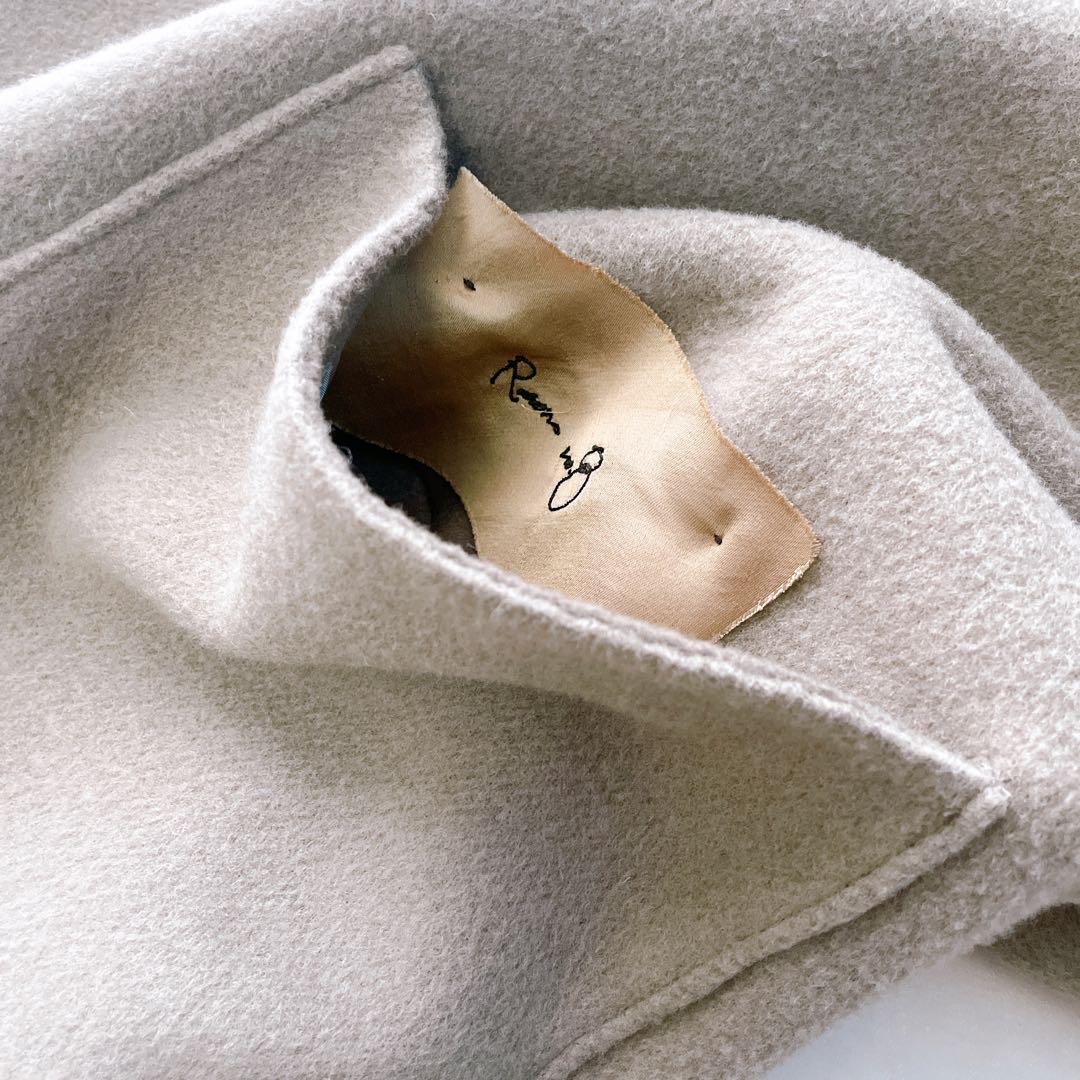 美品✨近年 ルームエイト ラップストールコート リバーシブル ダブル