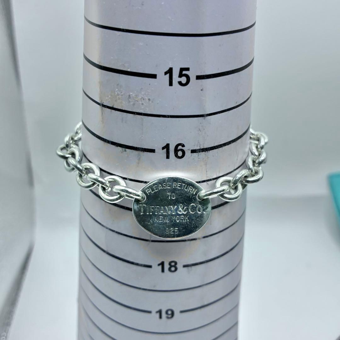 ティファニー　リターントゥ　オーバルタグ　ブレスレット　腕周り16.5cm