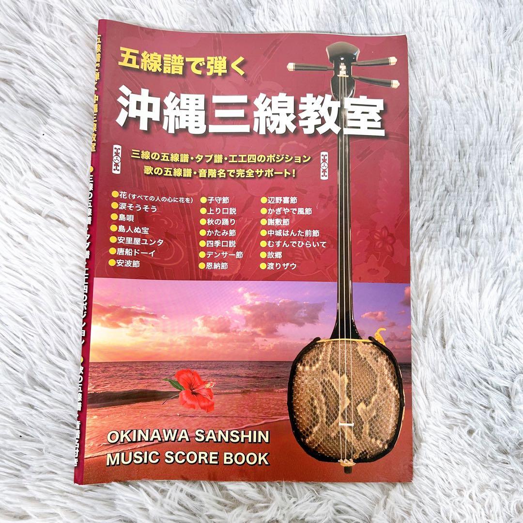 【動作品】沖縄三線 三味線　合皮　初心オススメセット　希少カラー