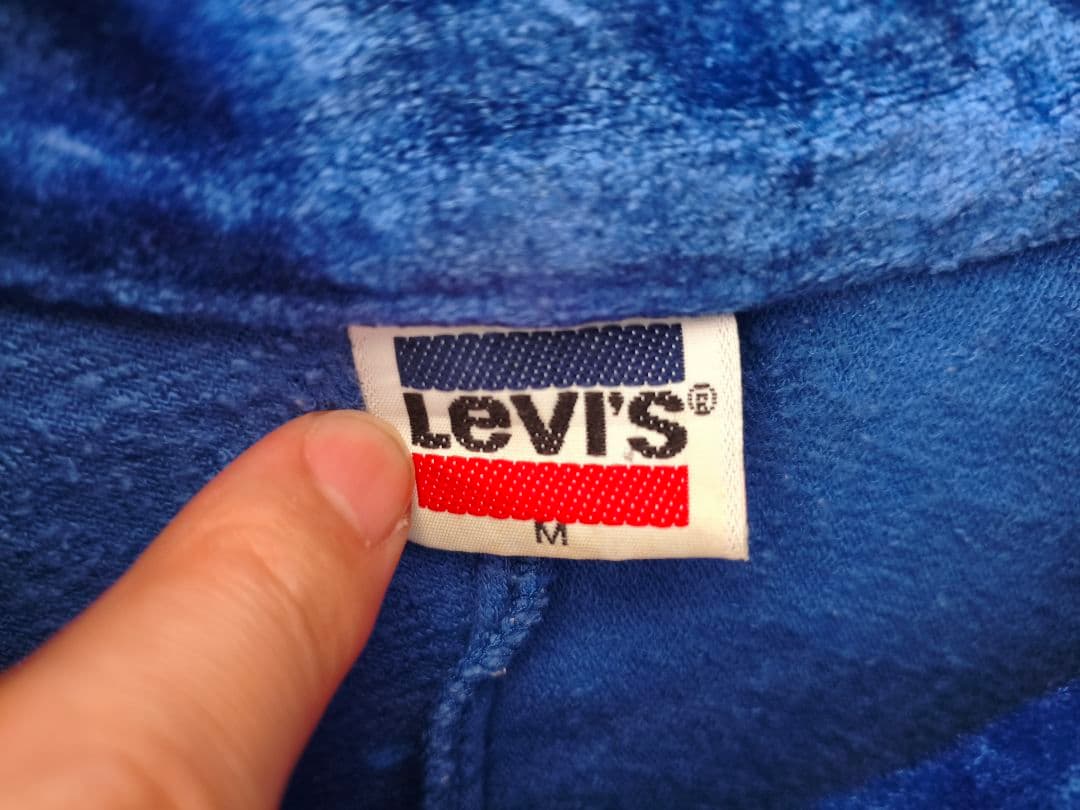 80s \"Levi’s\" Olympic Velour Track Jacket