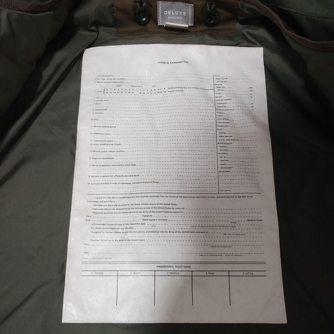 Deluxeデラックス4way中綿ダウンモッズコートD-65 AW春秋冬