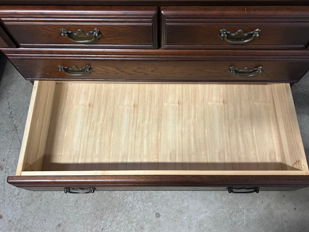 ☆GD234【中古品】ライティングビューロ アトランタ クリ材　幅85cm