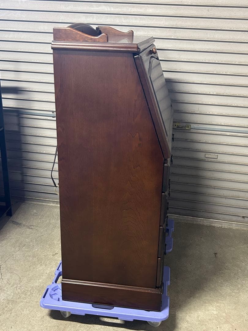 ☆GD234【中古品】ライティングビューロ アトランタ クリ材　幅85cm