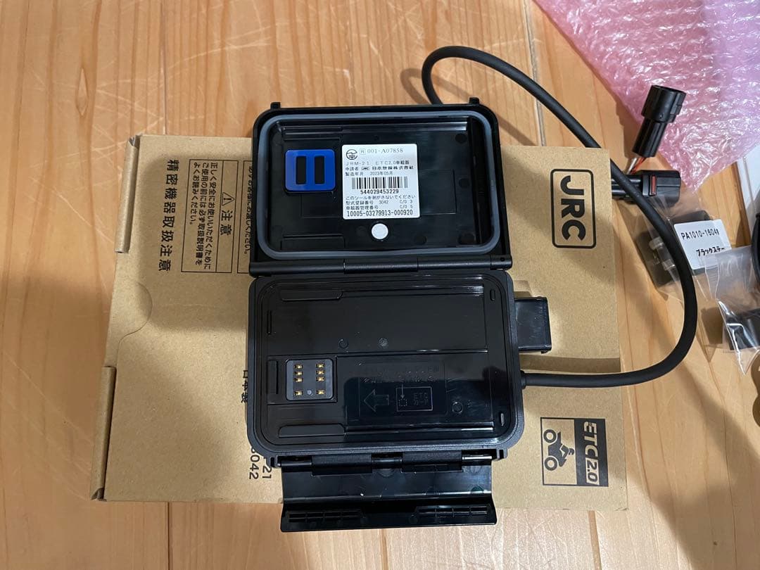 ETC2.0 二輪車 バイク用 日本無線 アンテナ分離 ETC車載器 JRM21