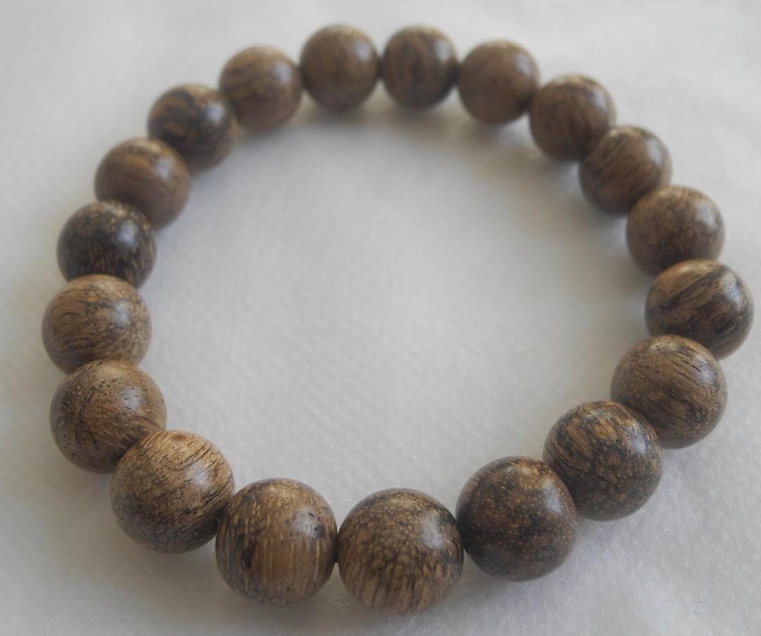 ベトナム産 高級 天然香木 沈香 数珠 ブレスレット 10g 10mm 伽羅良香
