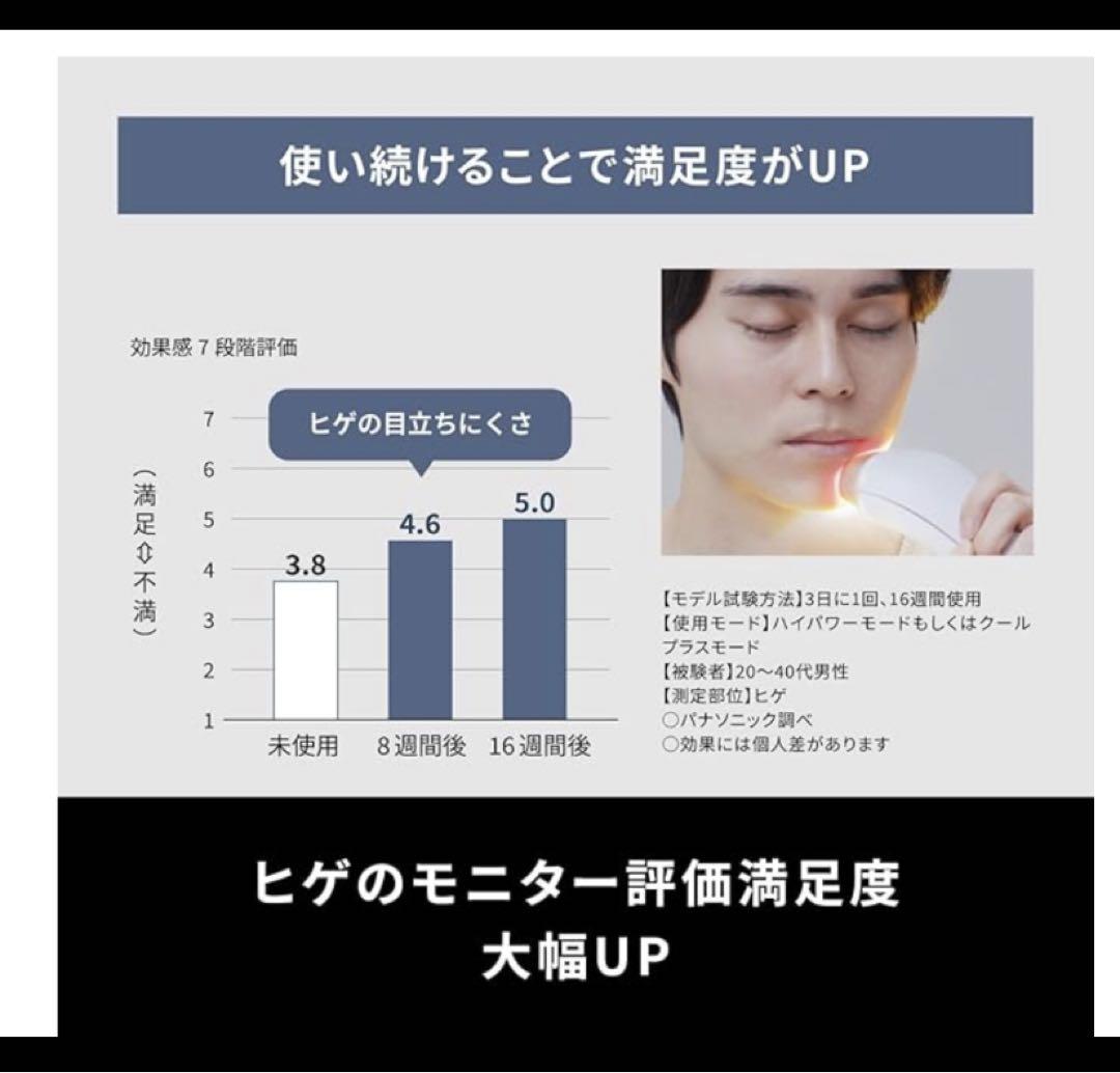 パナソニック光美容器 光エステ スムースエピ パワー＆クール ES-WG0B-H