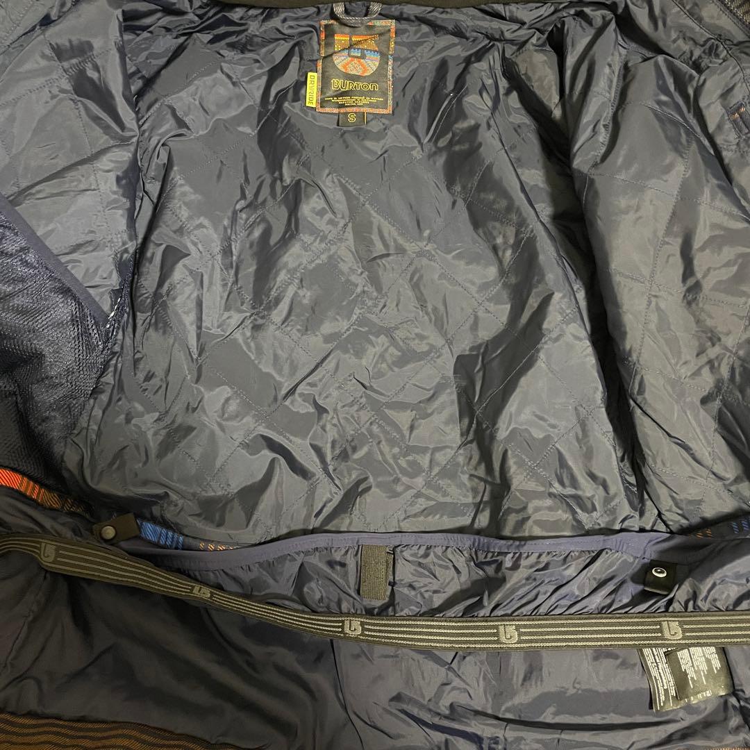 Burtonバートンスキーウェアスノーボードジャケットパーカーフード付紺ネイビー