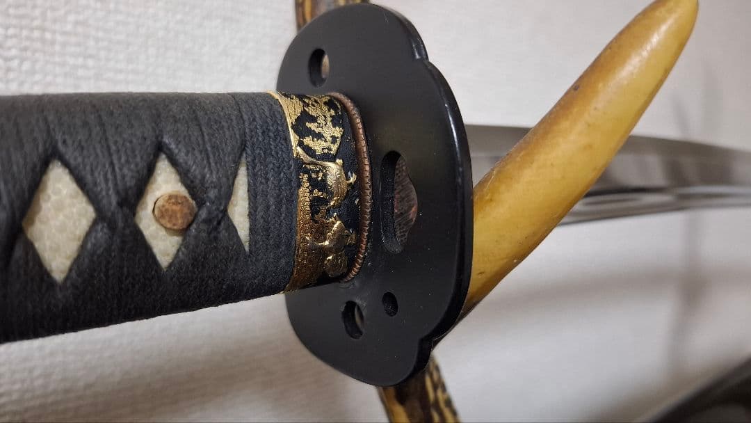 ※専用※【本格居合刀】定寸 2尺3寸5分　柄長24.5cm 黒木綿巻