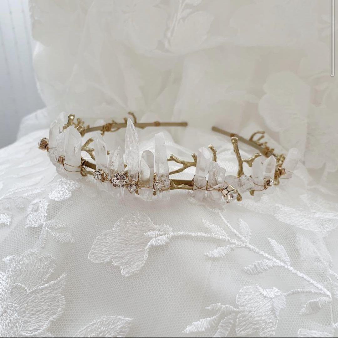 【美品】u.couture 水晶クラウン