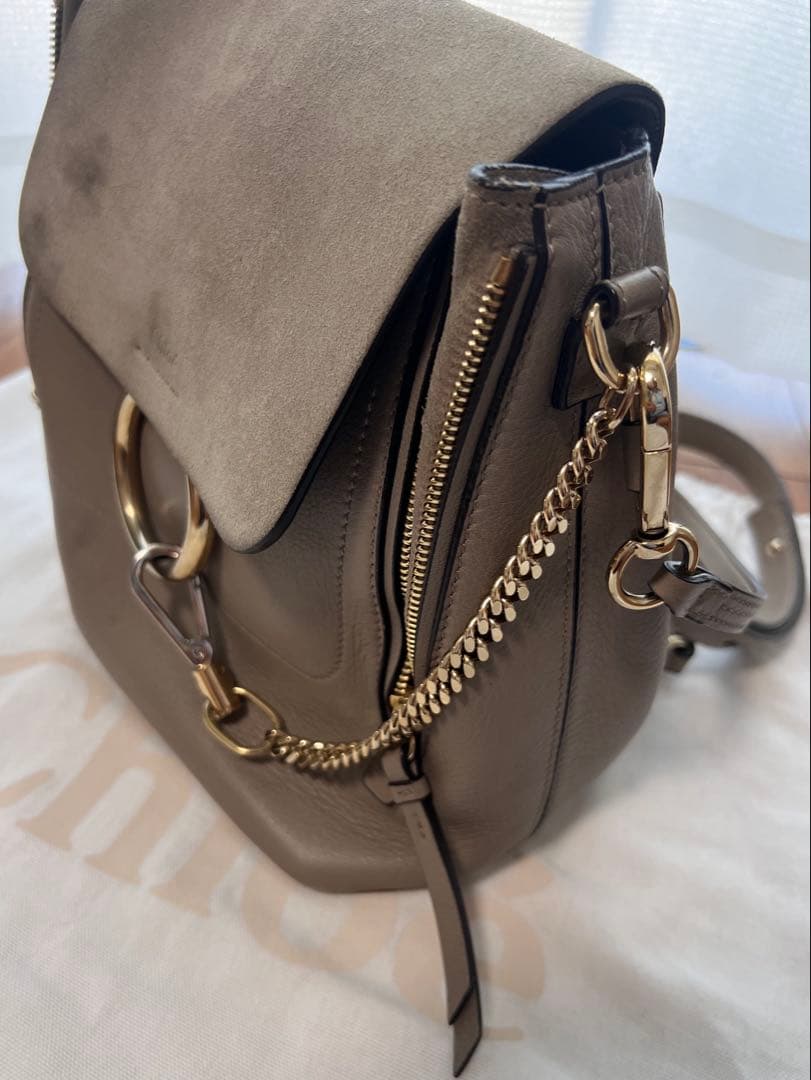 Chloé ベージュ リュック・バックパック 保証証付き