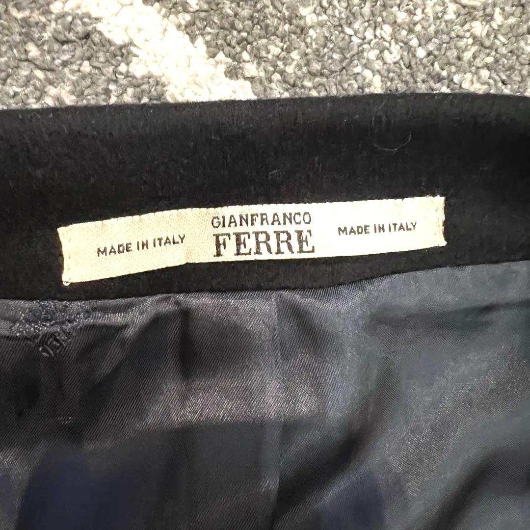 【極美品】カシミヤ混 GIANFRANCO FERRE ロングチェスターコート